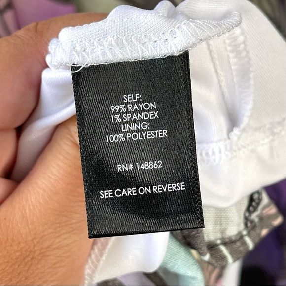 TORRID SWIM COVER UP MIDI TROPICAL LEAF LINED BEACH DRESS Size 28 - Picture 9 of 15